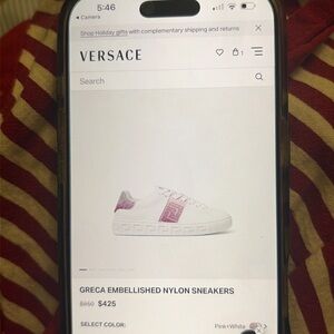 Brand new Versace sneakers comes with box never worn